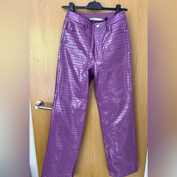 ROTATE Birger Christensen faux leather pants, US 4 - Picture 5 of 8